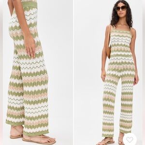 MINKPINK crochet pants AND matching tank SET